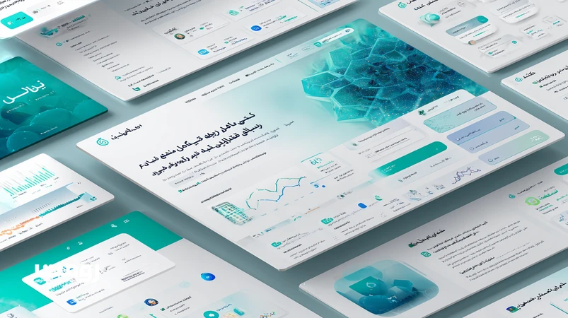 تصویر داشبورد ارزیابی EEAT با ChatGPT برای وب‌سایت‌های فارسی با نمودارها، بیوی نویسنده و نشان‌های اعتماد