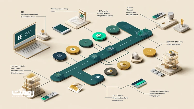 فلوچارت تعامل انسان و ChatGPT برای تولید محتوا سئو؛ شامل بریف، نگارش، ویرایش، فکت‌چک، اسکیما و تست موبایل با حفظ کیفیت انسانی.