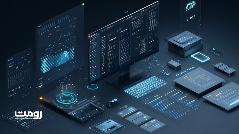 تصویر مفهومی از تبدیل داده به پاراگراف با کمک AI و Prompt Engineering، همکاری انسان و هوش مصنوعی برای تولید محتوای سئوپسند با تأکید بر E-E-A-T و کلیدواژه‌های مرتبط