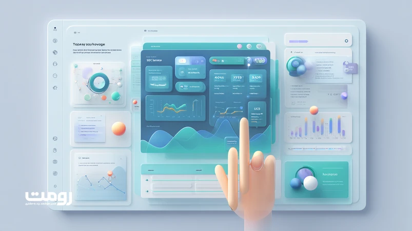 داشبورد تحلیلی هوش مصنوعی برای تحلیل رقابت محتوا با نمایش خوشه‌های معنایی، SERP و شکاف‌های سئو در سال 2026