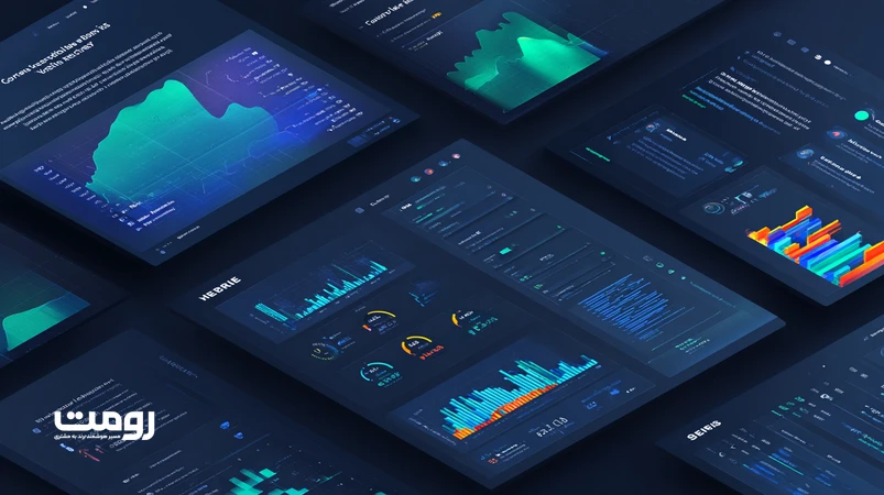 چیدمان صفحه RTL با بلوک‌های Hero، Value، Proof و Action همراه با داده‌های AI و شاخص‌های Core Web Vitals (LCP، INP، CLS) برای بهینه‌سازی تجربه کاربر.