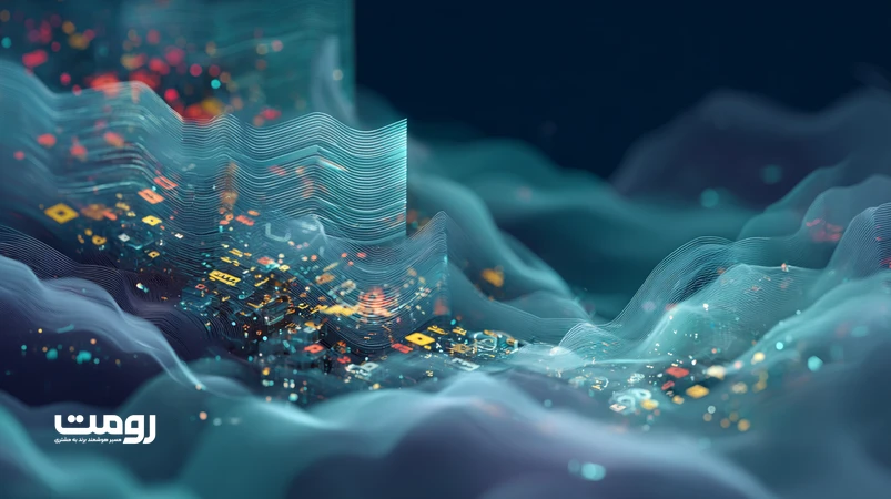 تصویر مفهومی هوش مصنوعی در برابر اسپم در نتایج جستوجو ۲۰۲۶؛ سپر دادهای که محتوای جعلی را فیلتر میکند و کیفیت نتایج گوگل را حفظ میسازد.