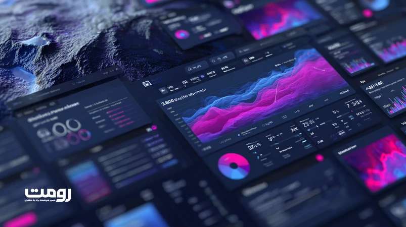 تصویر مفهومی تحول رتبه‌بندی ۲۰۲۶ با هم‌پوشانی هوش مصنوعی و داده‌های رفتاری و ساختاریافته در نتایج جست‌وجو