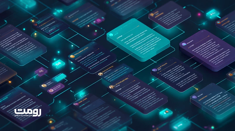 تصویر مفهومی از آینده سئو در عصر SGE؛ محو شدن لینک‌ها و برجسته‌شدن گراف معنایی و سیگنال‌های اعتماد (EEAT) برای برندها در سال ۲۰۲۶