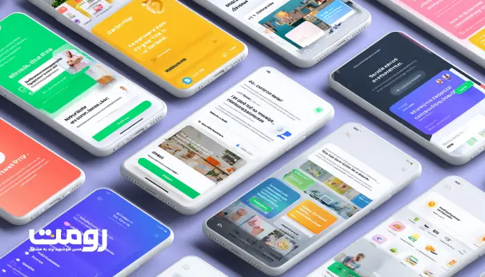 چیدمان چندگانه رابط‌های کاربری موبایل با طراحی واکنش‌گرا و تمرکز بر بهبود تجربه کاربر و نرخ تبدیل