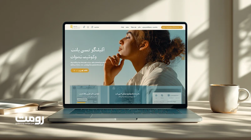 هماهنگی لحن برند در وب با طراحی مینیمال فارسی؛ ترکیب تایپوگرافی، میکروکپی و رابط کاربری در مدل رومت