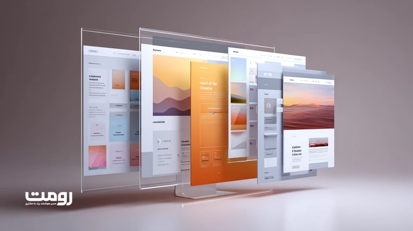 نمایش رابط کاربری یک وب‌سایت حرفه‌ای با طراحی و محتوای منسجم برای تقویت اعتبار دیجیتال برند