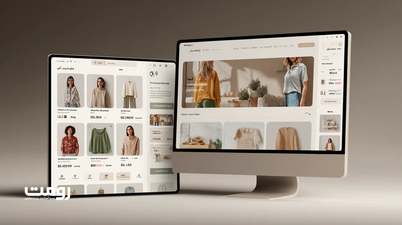 طراحی سایت فروشگاهی مدرن در سال ۲۰۲۶ با تمرکز بر ظاهر مینیمال، سرعت بالا و تجربه خرید کاربرمحور