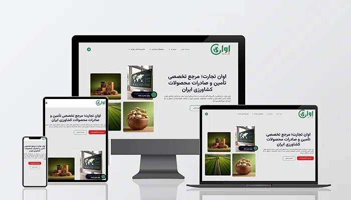 طراحی سایت اوان تجارت