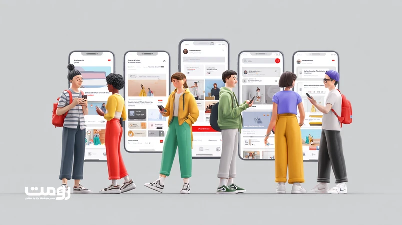 طراحی تجربه دیجیتال نسل Z در ایران با تمرکز بر موبایل، سرعت، میکروتعامل‌ها و رابط کاربری مینیمال