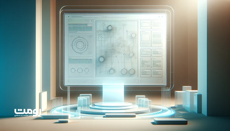 minimal information architecture wireframe showing website sitemap as the hidden skeleton of digital brand identity