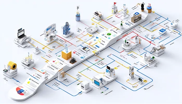 تصویری از فرآیند طراحی و مهندسی Taxonomy در سایت، با تمرکز بر دسته‌بندی‌ها و برچسب‌ها برای رشد بلندمدت.