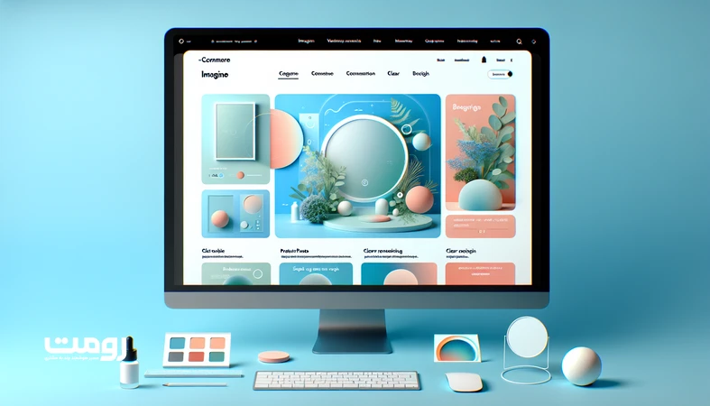 نمونه رابط کاربری صفحه محصول فروشگاهی با هویت بصری منسجم شامل رنگ‌بندی هماهنگ، تایپوگرافی خوانا و تصاویر محصول یکپارچه برای افزایش اعتماد خرید