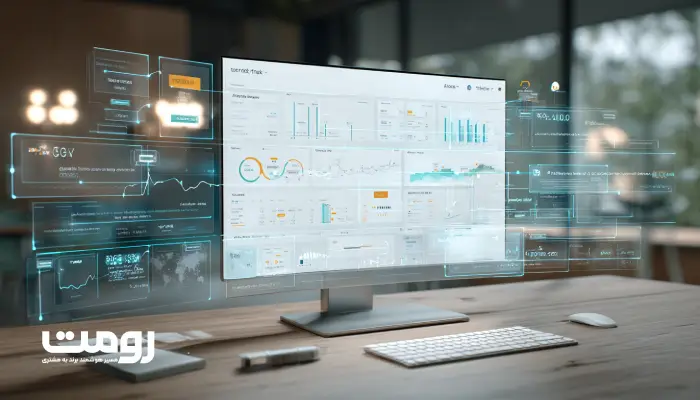 داشبورد پایش سئو و ترافیک پس از آپدیت بزرگ گوگل؛ نمایش افت‌ها و نوسان‌های رتبه، کلیک و تبدیل در قالب کارت‌ها و نمودارها برای مدیریت بحران محتوا و تصمیم‌گیری در ۴۸ ساعت اول.